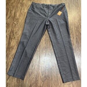 Tallia Slim Fit Dress Pants Men’s 44wx34L Flat Front Dark Grey